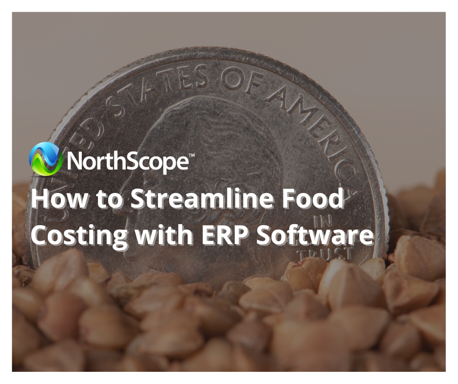 Pricing food – image with money and food for how to streamline food costing with ERP software blog.